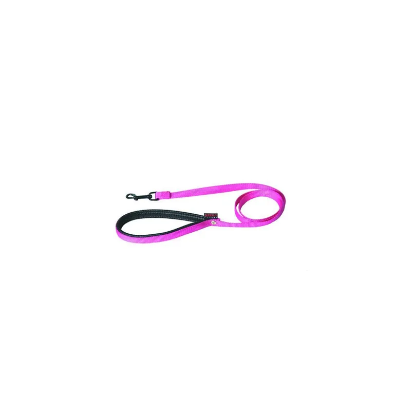 Laisse nylon confort Martin Sellier 16-120cm rose pour chien | Incontournable
