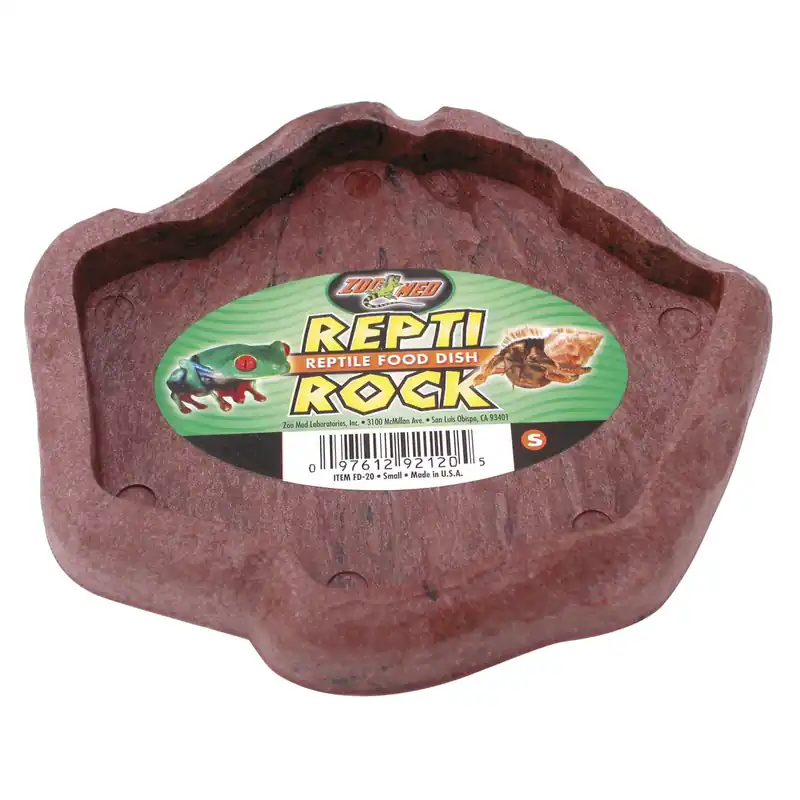 Gamelle ZOOMED Repti Rock Food Dish petit pour reptile - Achat sécurisé