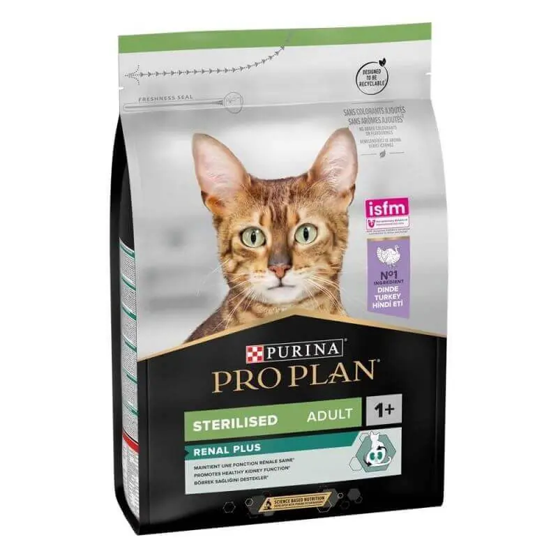Nouveau lancement - Pro Plan Sterilised Adult RENAL PLUS Dinde 3kg