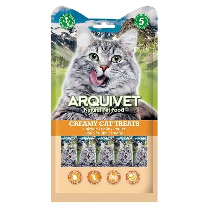 Disponible maintenant - SNACK CREMEUX AU POULET 5x14gr