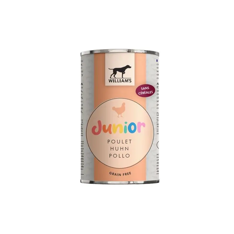 Bonne affaire | WILLIAM‘S JUNIOR POULET 395gr pour chien