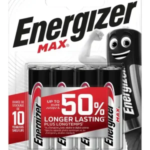 Ne manquez pas cette offre - Energizer - Lot Piles Alcalines MAX AA/LR6 - x4