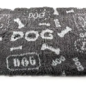 Dernier arrivage | Martin Sellier - Tapis Plat Petbed Dog Gris et Blanc pour Chien