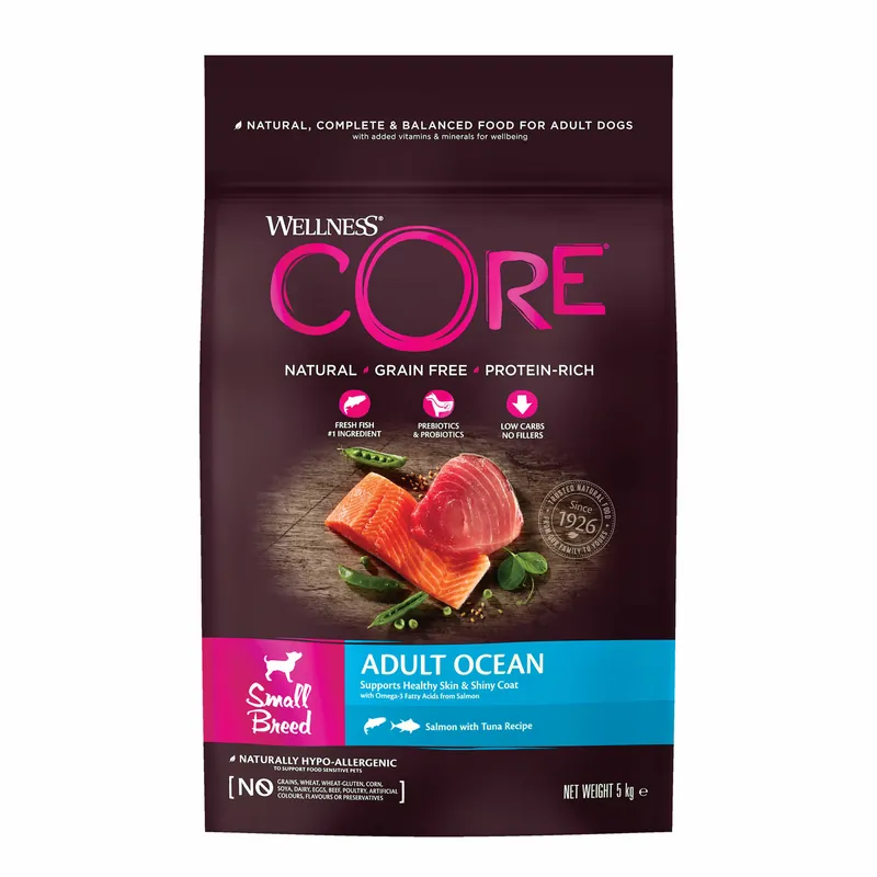Wellness CORE - Croquettes Océan au Saumon pour Chien de Petie race - Bien noté