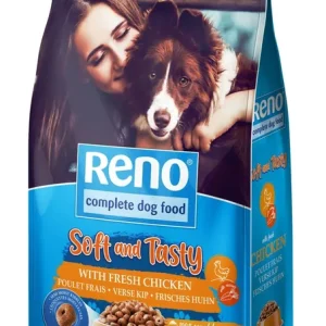 Reno - Croquettes Moelleuses toutes Races au Poulet pour Chien - 5Kg | Coup de cœur