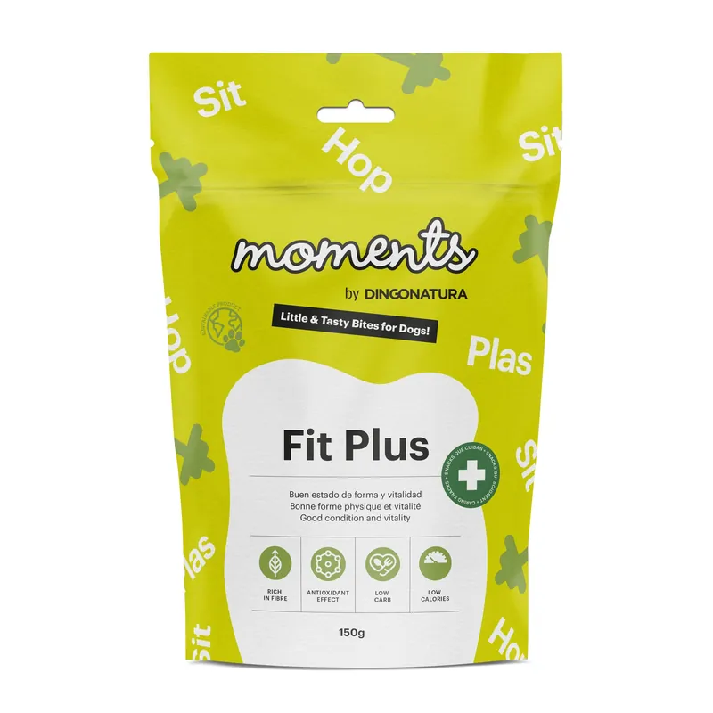 Qualité professionnelle - Moments - Friandises Fonctionnels Fit Plus pour Chien - 150g