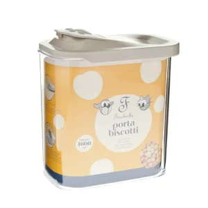 Ferribiella - Boîte Biscuits Gris pour Chiens -15,8X9,8X18,5cm - Promotion