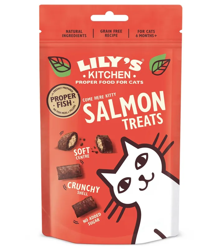 Lily‘s Kitchen - Friandises au Saumon pour Chat - 60g | Prix avantageux