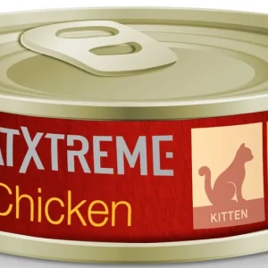 Retour gratuit | CatXtreme - Pâtée Kitten au Poulet pour Chatons - 170g