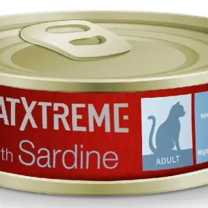 Bien noté | CatXtreme - Pâtée Adult Sterilised aux Sardines pour Chats - 170g