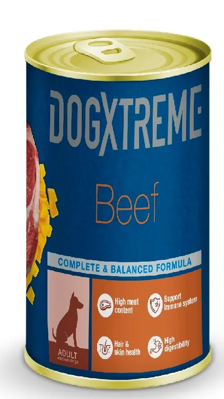 Disponible maintenant - DogXtreme - Pâtée Adulte au Boeuf pour Chiens - 400g