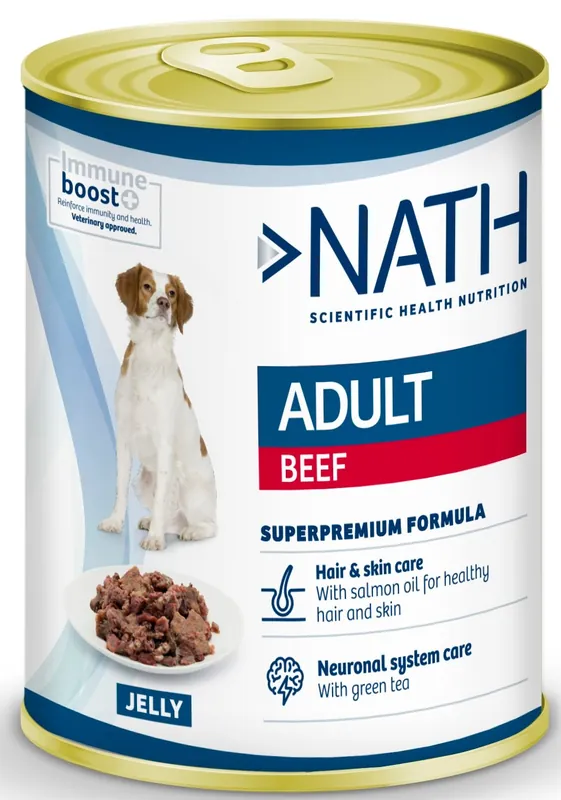 Qualité professionnelle - Nath - Patée au Bœuf pour Chiens - 400g