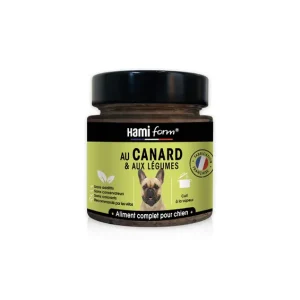 Dernières pièces - Hamiform - Pâtée Cuisinée pour chien au canard et aux légumes - 250g