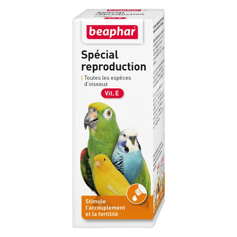 Beaphar - Aliment complémentaire spécial reproduction des oiseaux - 50 ml - Soldes