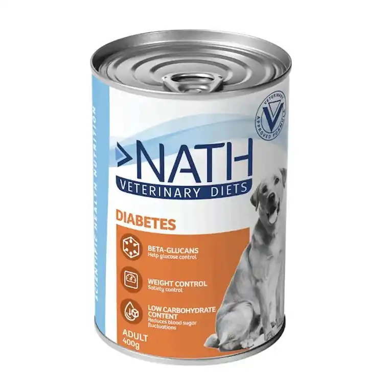 En stock | Nath Veterinary Diet - Aliment humide Diabetic pour Chien - 400G