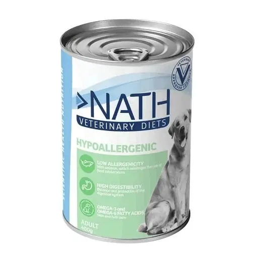Nath Veterinary Diet - Aliment humide Hypoallergenic pour Chien - 400G - Très populaire