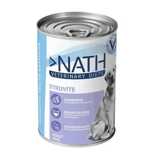 Très bien noté - Nath Veterinary Diet - Aliment humide Struvite pour Chien - 400G