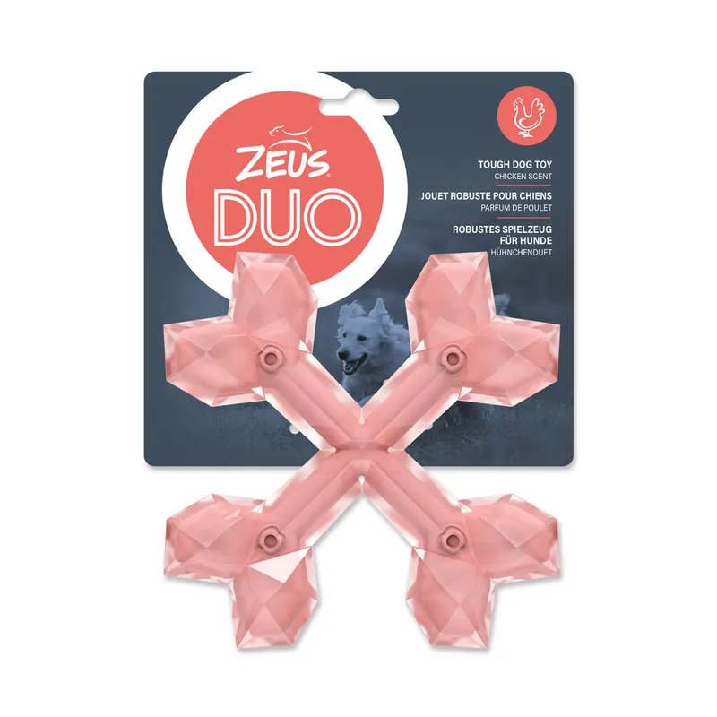Offre flash | Zeus Duo os croisés Corail poulet - 15 cm