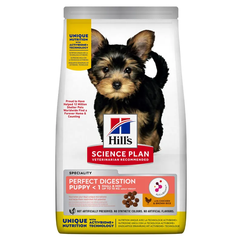 Hill‘s Science Plan - Croquettes Puppy Perfect Digestion Small & Mini pour Chiot de Petite Taille | Tendance
