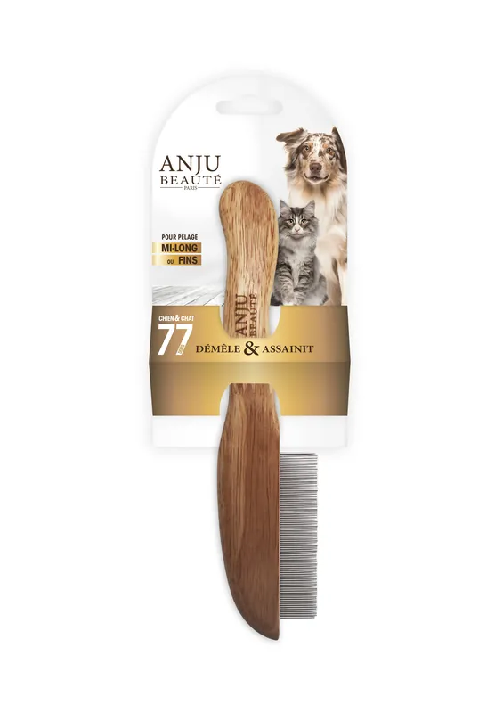 Prix usine - Anju Beaute - Peigne 77 Dents pour Chiens