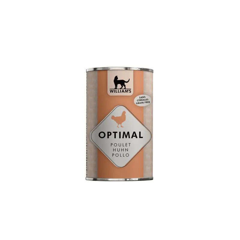 Paiement sécurisé | William‘s - Pâtée Optimal Pour Chat - 400G