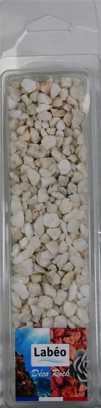 Bon plan | Labeo - Graviers Déco Rock Quartz Extra Blanc pour Aquarium et Terrarium - 450g