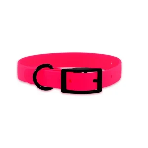 Stock presque épuisé - eKys - Collier Biothane pour Chien Rose