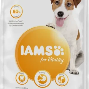 Iams - Croquettes pour Vitalité à l‘agneau Pour Chien Adulte Petite et Moyenne Race - Offre du jour