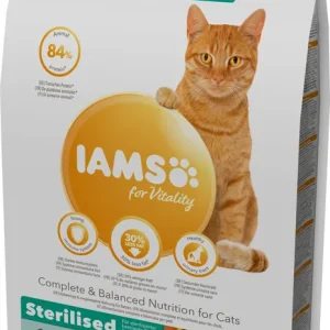 Produit phare | Iams - Croquettes pour Vitalité Au poulet frais Pour Chat Stérilisé