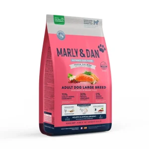 Plébiscité par les clients | Marly & Dan - Croquettes Adult Large Breed au Saumon pour Chiens