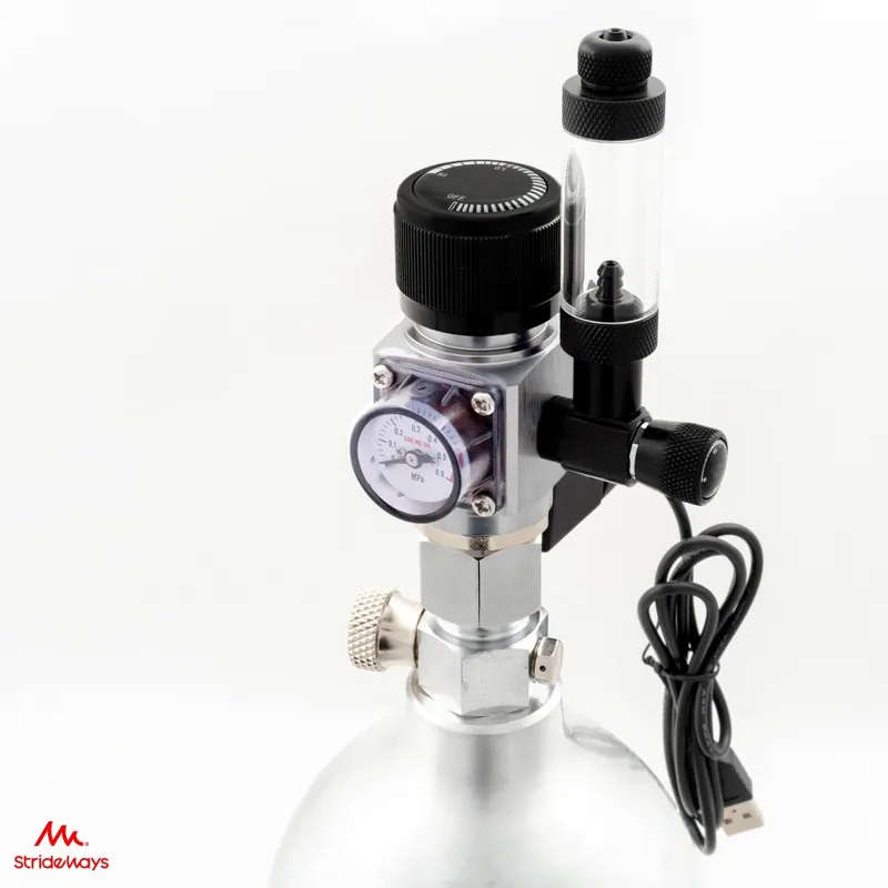 Tout juste arrivé | Régulateur de CO2 Strderways Pro - Régulateur de CO2 (sans électrovanne solénoïde ou électrovanne)