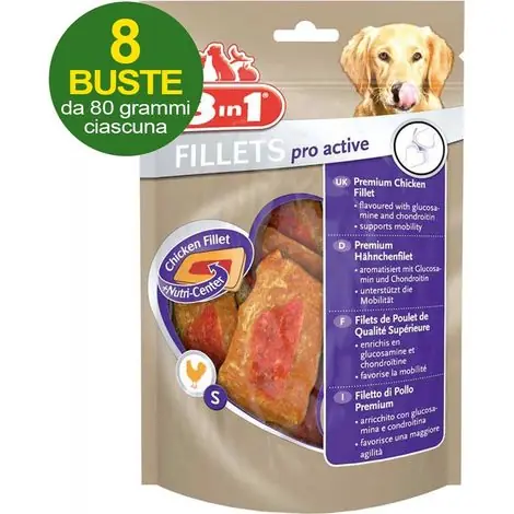 Snack 8 filets d‘agilité avec glucosamine et chondroïtine - Réduction