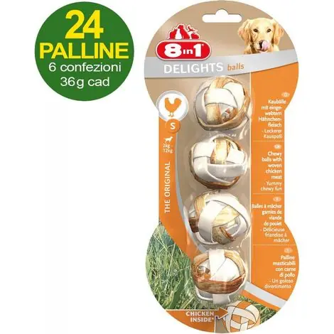 Snack 24 boules S en peau de vache farcies à la viande de poulet - Dépêchez-vous