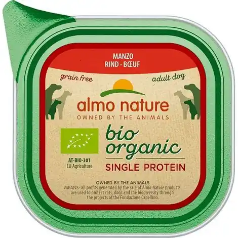 Haute qualité - Almo Nature Bio Protine unique Protine VACUNO 150 G - Hingo Food sans crales monoprotiques pour chiens adultes