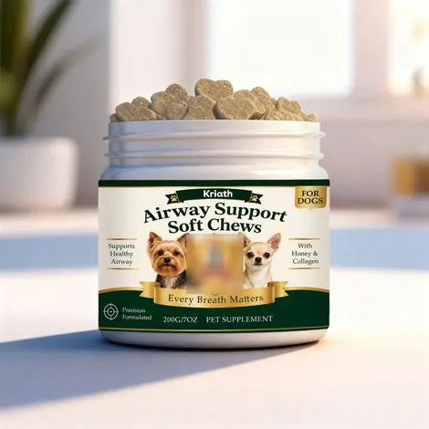 Comprimés à croquer nutritionnels populaires pour chiens – Complément nutritionnel quotidien pour chiens, protégeant leur respiration – 200 g -- AUTLEAD - Commandez dès aujourd'hui