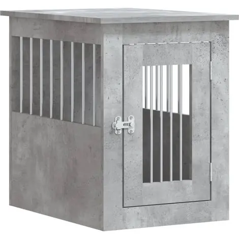 Meuble de cage pour chiens 45 x 62 x 59 cm gris - Disponible maintenant