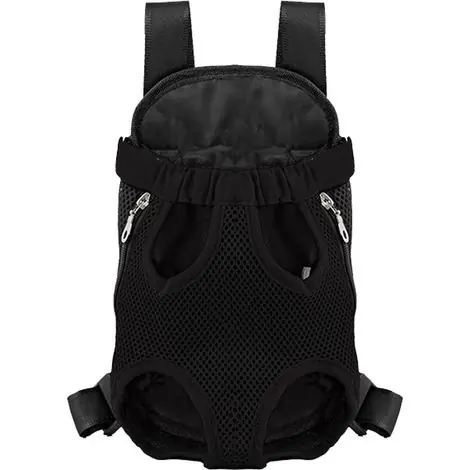 1 sac à dos pour animaux de compagnie - Sac carré noir - M | Bonne affaire