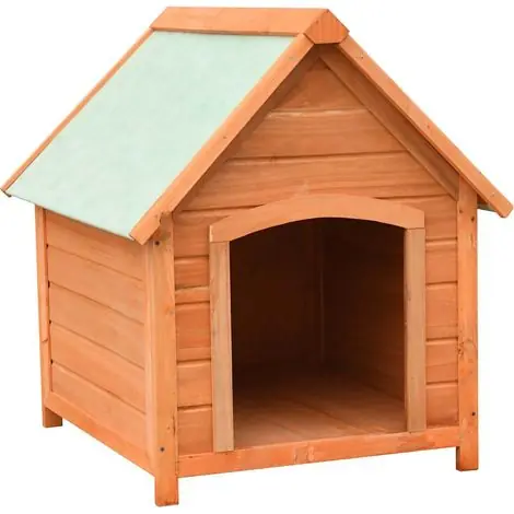 Bien noté | Niche pour chiens Maison pour chiens Bois de pin et de sapin massif 72x85x82 cm 50891