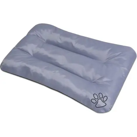 Matelas pour chiens L gris lit couchage panier animaux de compagnie 90 x 60 cm | Disponible dès maintenant