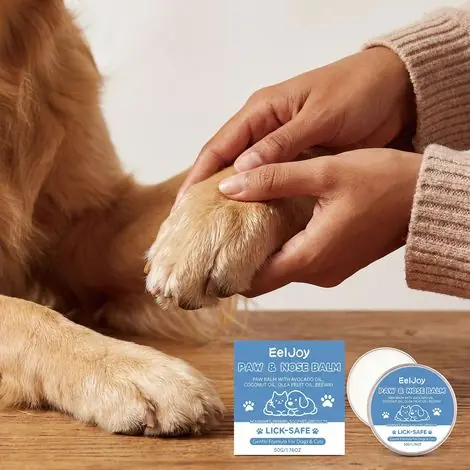 Baume hydratant pour coussinets et truffe des animaux - Nettoie et hydrate en douceur les coussinets, convient pour l‘automne et l‘hiver - 50 g - Disponible maintenant
