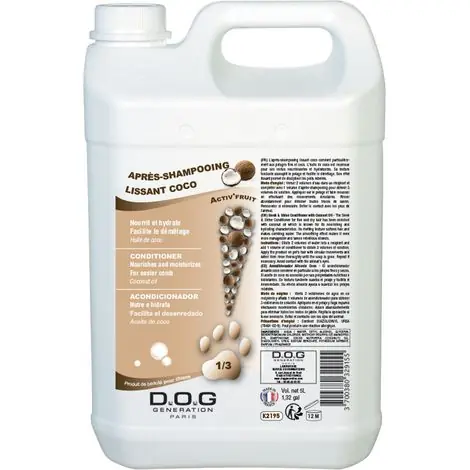 Après-shampoing Lissant Coco Dog Génération 5 litres - Petit prix