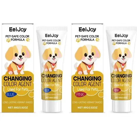Prêt à expédier | Soin pour le pelage des chiens et des chats coloration uniforme, adoucissement et entretien facile – Bleu 80 g -- BIEMMEDUE