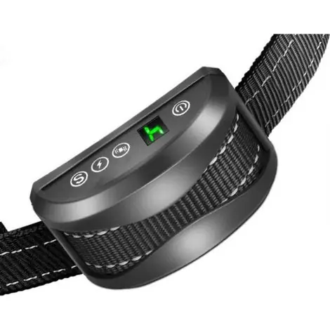 Offre exclusive | Collier anti-aboiements pour chien – 3 modes de choc électrique/vibration/sensibilité, aide au dressage, inoffensif, automatique, batterie rechargeable IP65, sangle réfléchissante réglable.