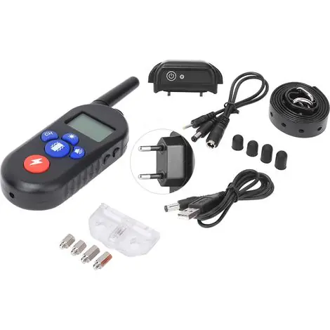 Collier anti-aboiement étanche pour chien, vibreur extérieur, avertissement sans choc, prise UE 110-240V | Coup de cœur des clients