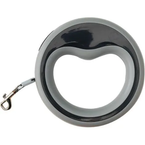 BUNTHAUS ‌Laisse Rétractable Ergonomique pour Chien‌Solide, Automatique, 5M, pour Promenade (Couleur Grise) | Affaire à saisir