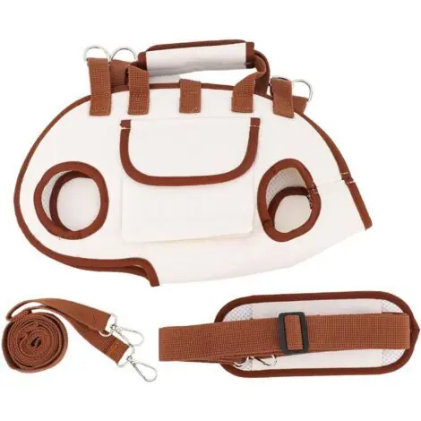 1 Harnais de transport pour chien, Sac en tissu Oxford, Bandoulière réglable, Structure en maille respirante, Pour promenades et voyages, Taille S - Préféré des clients