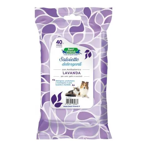 Offre bientôt terminée | Meilleur ami Wipes de lavande 40ud 30x20cm