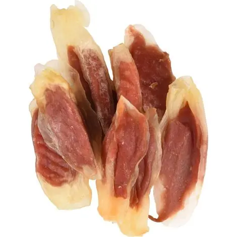 Friandise lamelles de lapin enveloppé de poulet Hapki BBQ pour chien 85 g sans gluten - Flamingo | Tendance