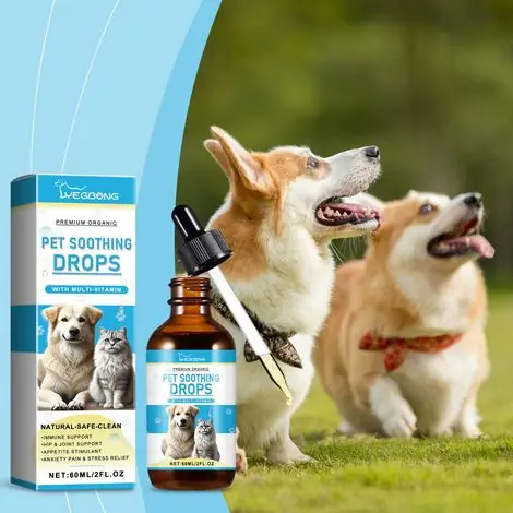 Best-seller - Gouttes pour animaux, stimulant immunitaire, soin pour chiens et chats, complément alimentaire pour animaux -- 60 ml -- BIEMMEDUE
