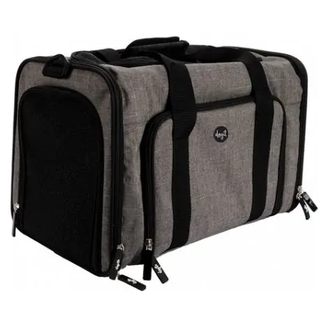 Offre spéciale - Sac de transport fourre-tout gris extensible - Explorateur Dogit